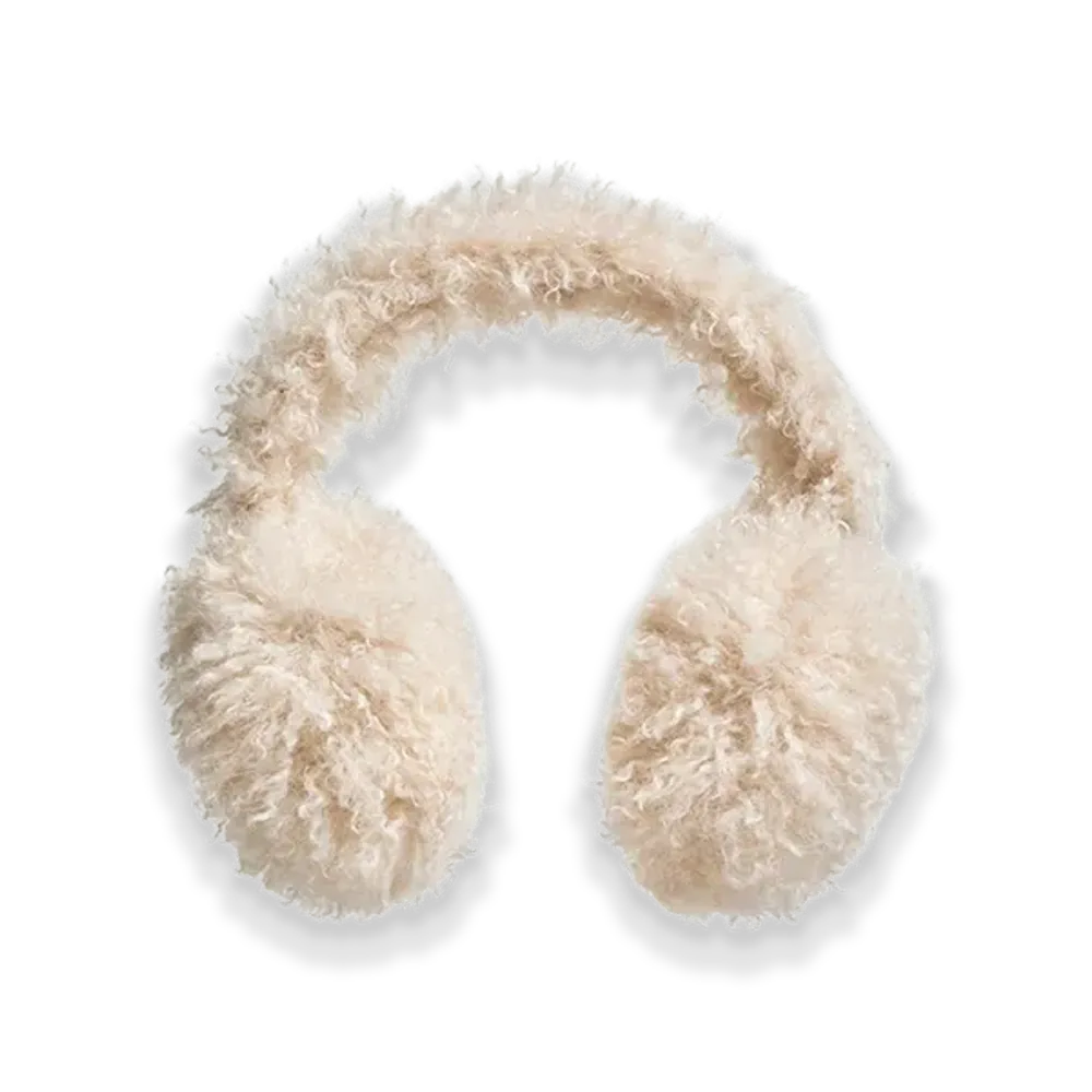 MONCLER Padded Teddy Ear Muffs "Light Pink"