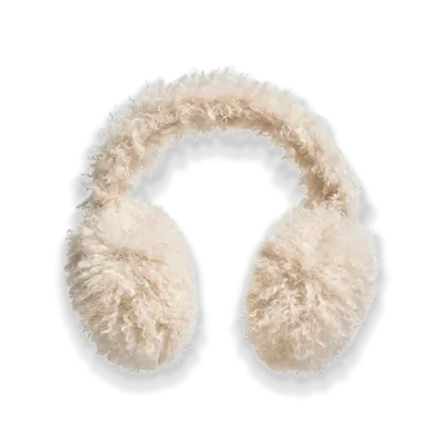 MONCLER Padded Teddy Ear Muffs "Light Pink"