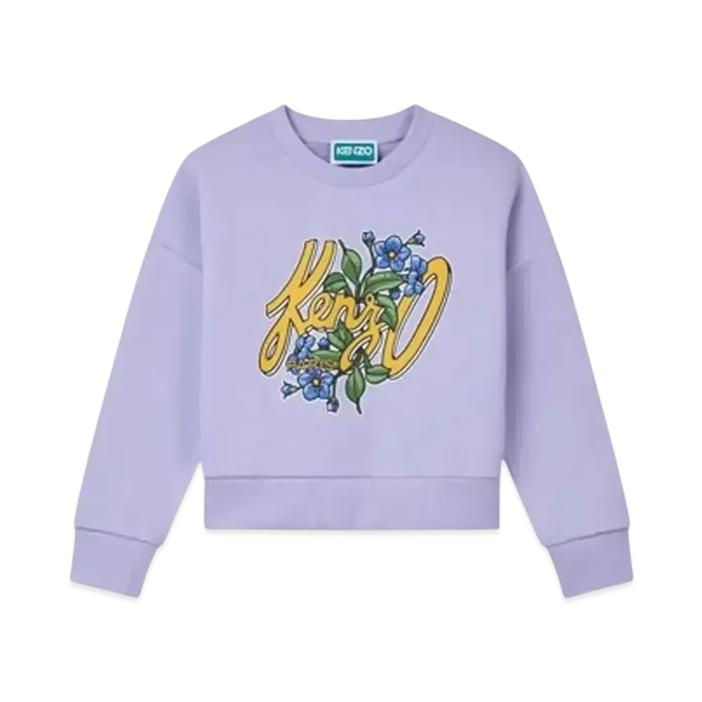 KENZO 'Blue Jungle' Cotton Sweat "Wisteria"