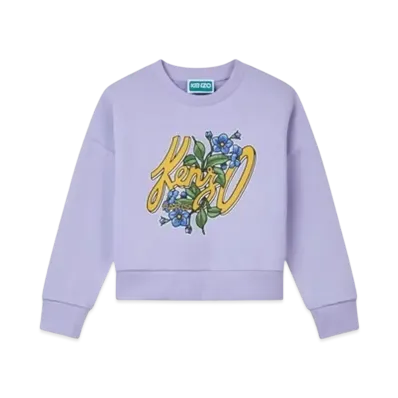 KENZO 'Blue Jungle' Cotton Sweat "Wisteria"