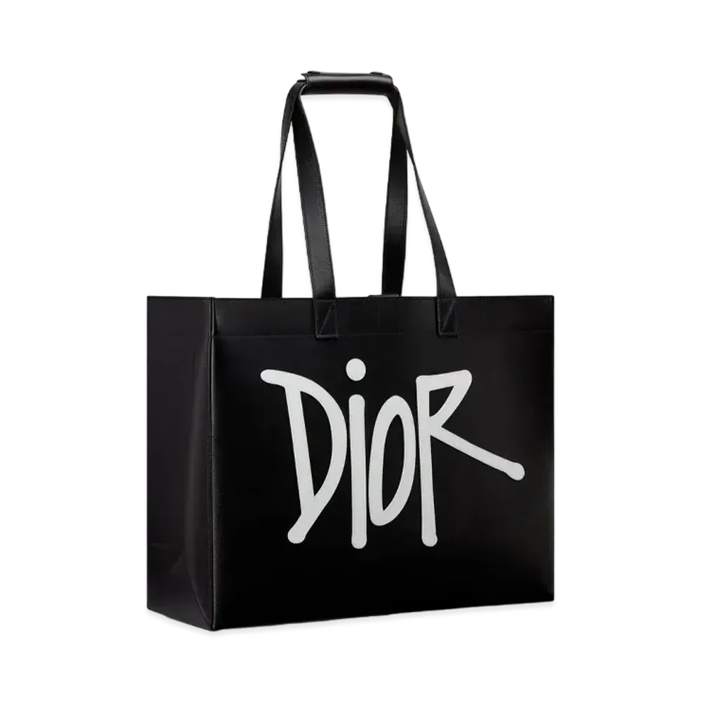 Dior x Shawn Stussy D-Dior Tote Bag "Black"