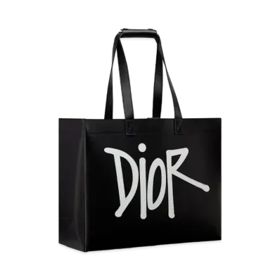 Dior x Shawn Stussy D-Dior Tote Bag "Black"