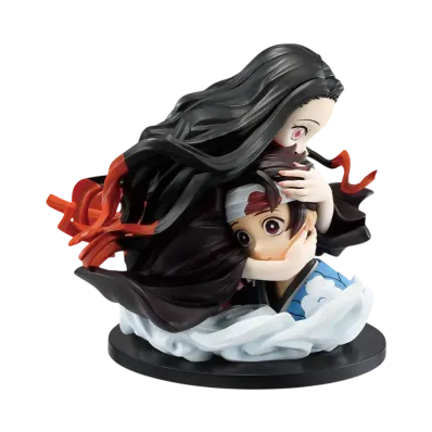 BANDAI "Ichiban Kuji" -Demon Slayer: Kimetsu no Yaiba ~Connected Trajectories~- A Prize Tanjiro Kamado & Nezuko Kamado ArtScale Memoria