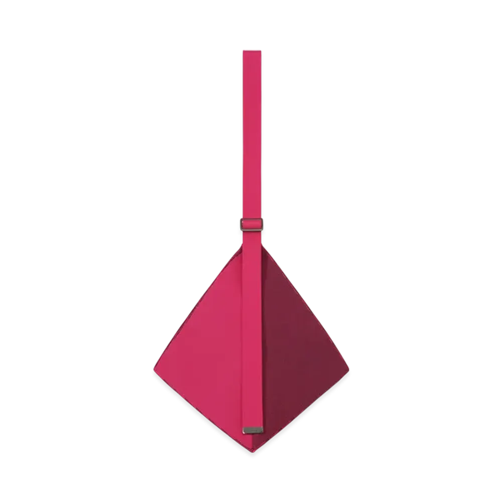 132 5. ISSEY MIYAKE Tatami Triangle "Magenta"