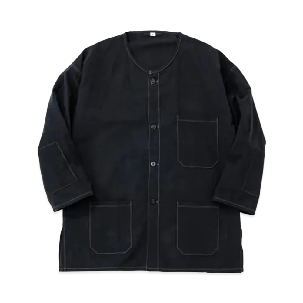 THE REAL McCOY'S JUNK FORCE BLACK PAJAMA SHIRT "Black"