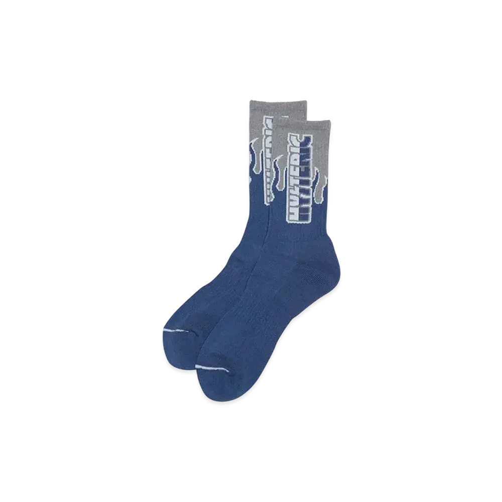 HYSTERIC GLAMOUR Hysteric Fire Sports Socks "Navy"