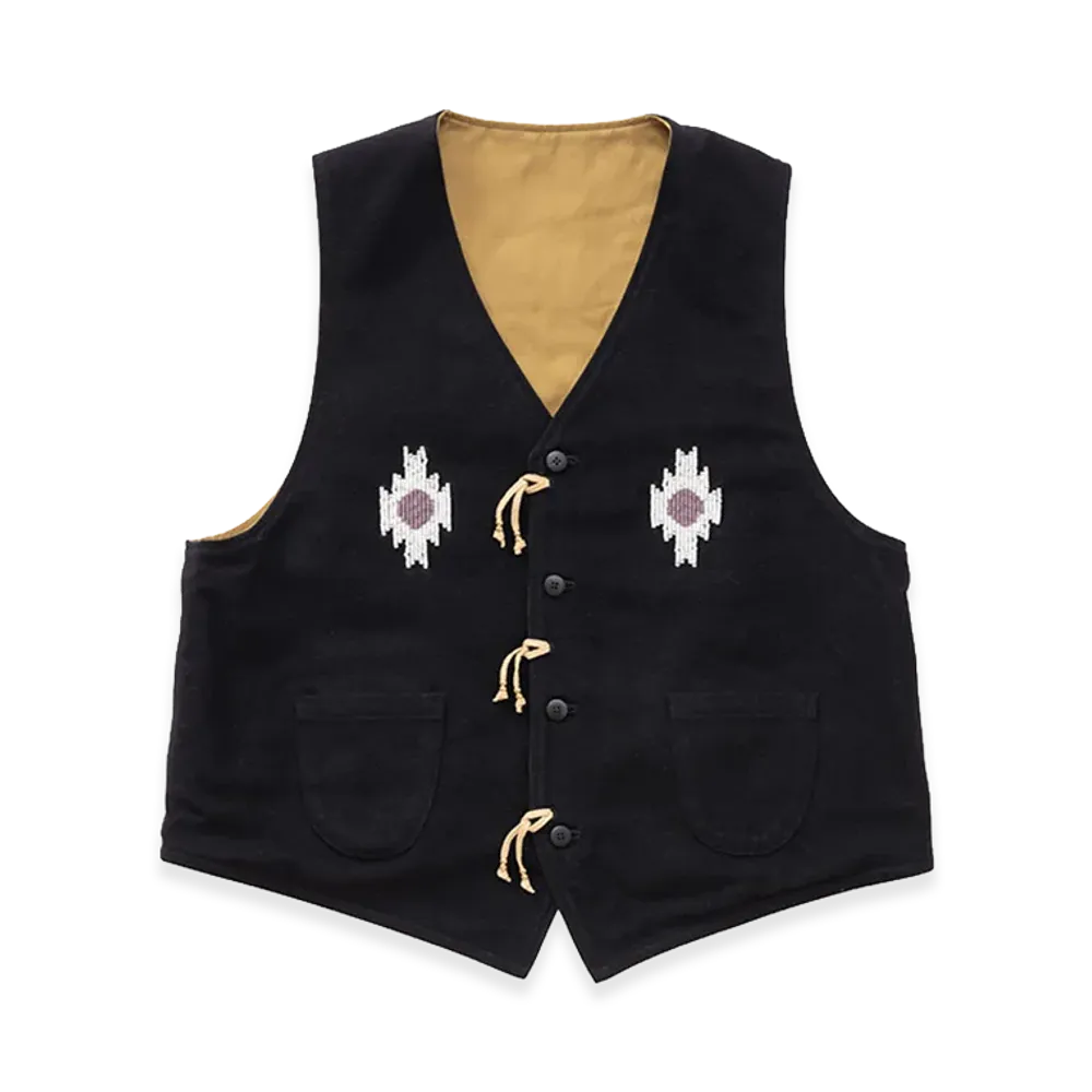 visvim Newfolk Vest "Navy"