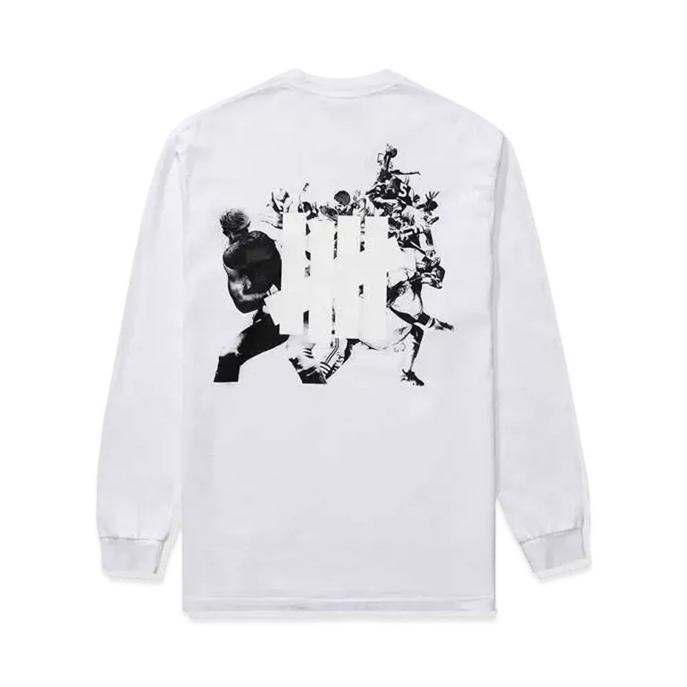 UNDEFEATED WHERE WERE U? L/S TEE - 80285 "White"