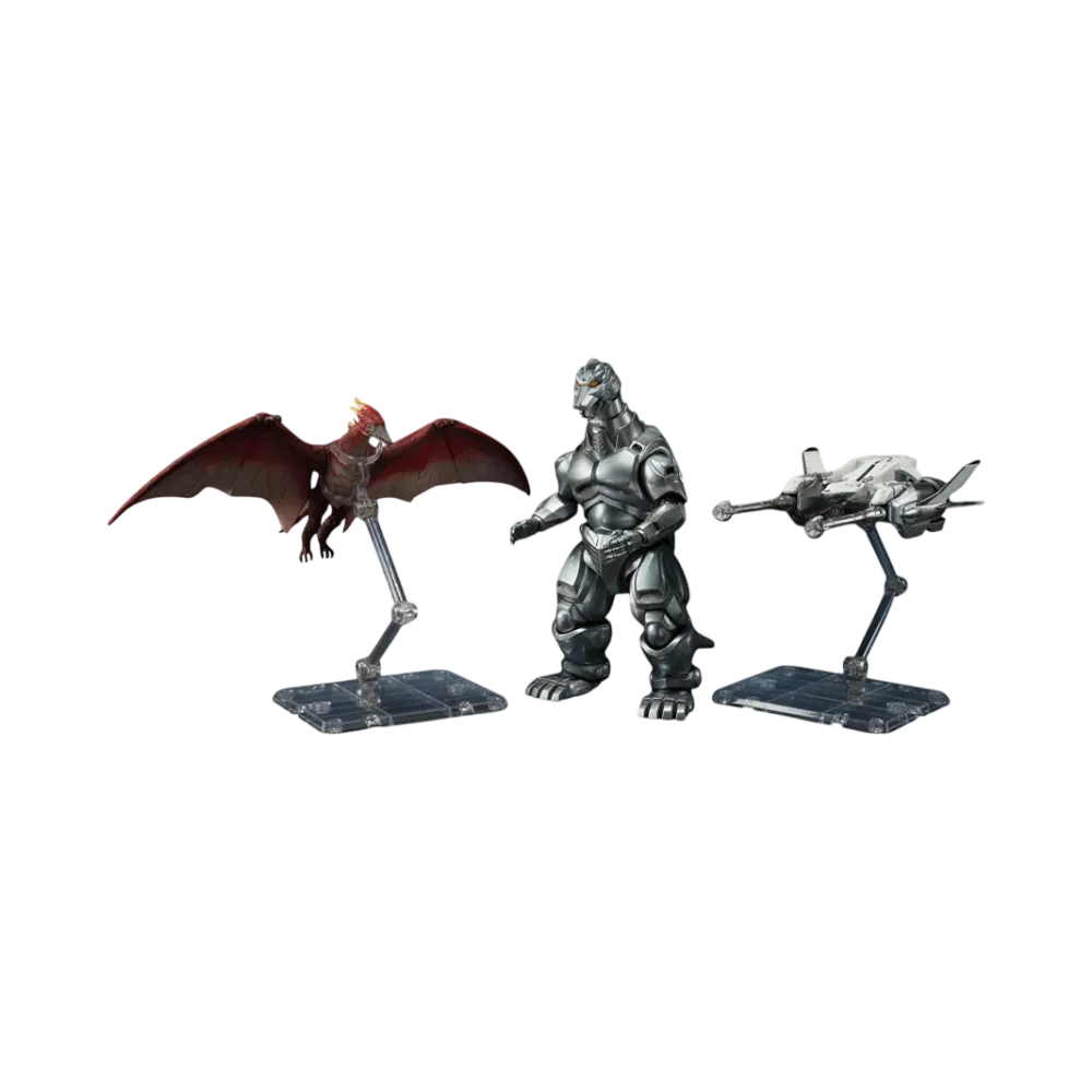 BANDAI "S.H.MonsterArts" -Godzilla vs Mechagodzilla- Mechagodzilla (1993) & Garuda & Fire Radon Makuhari Decisive Battle Ver.