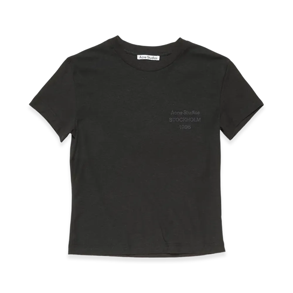 Acne Studios Logo T-Shirt - Fitted Design "Black"