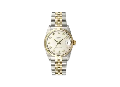 ROLEX Datejust 10P Diamonds "Silver/Stainless Steel/Yellow Gold"