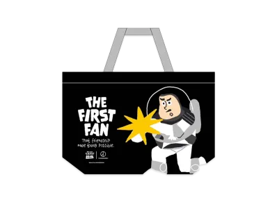 PEACEMINUSONE x Toy Story THE FIRST FAN Reusable Bag L "Black" / G-DRAGON