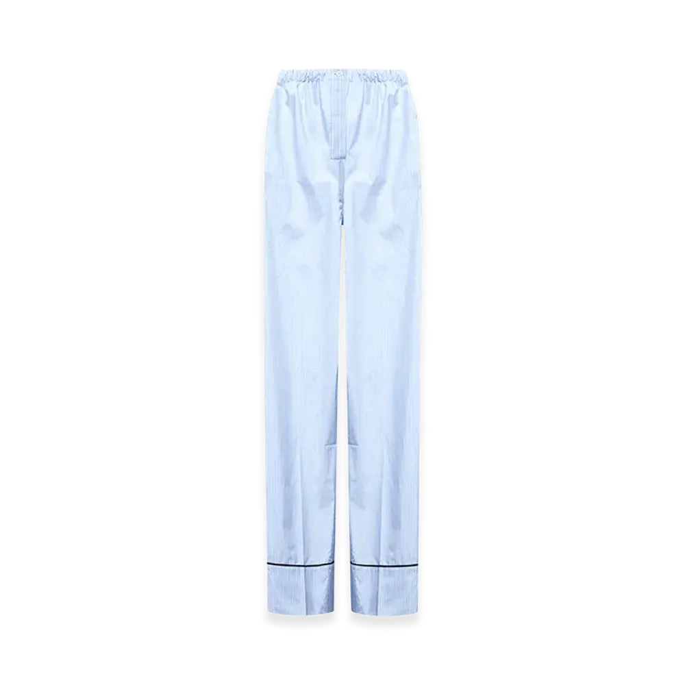 PRADA Women's Trousers "Light Blue"