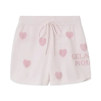 GELATO PIQUE Heart Jacquard Shorts "Pink"