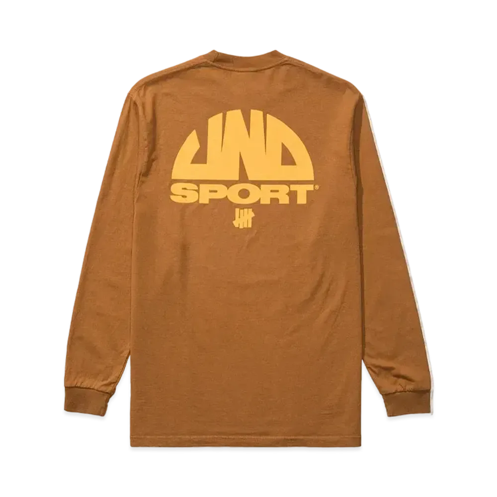 UNDEFEATED SPORT L/S TEE - 80288 "Browm"