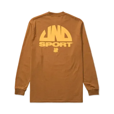 UNDEFEATED SPORT L/S TEE - 80288 "Browm"