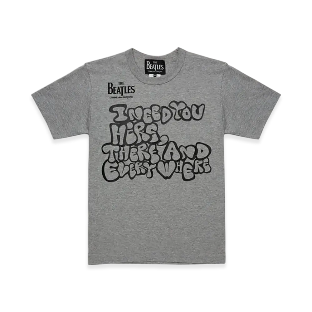 COMME des GARCONS x The Beatles T-Shirt "Gray"