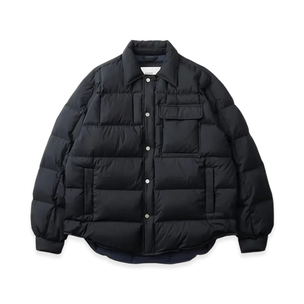 everyone Down Shirt Jacket "Black"