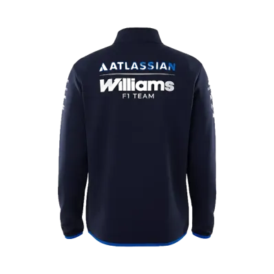 NEW ERA Long Sleeve Mid-Neck T-Shirt Atlassian Williams F1 Team "Navy"