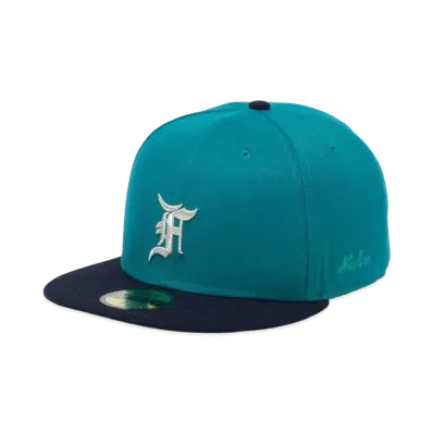 NEW ERA 59Fifty Fear of God Essentials the Classic Collection Seattle Mariners "Emerald Green/Navy"