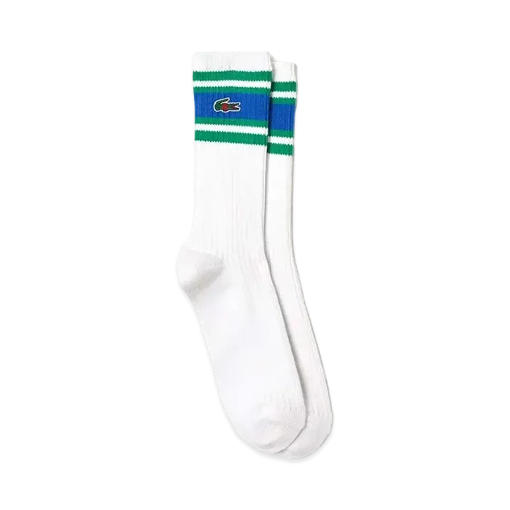 LACOSTE x CLOT Crocodile Socks "White"