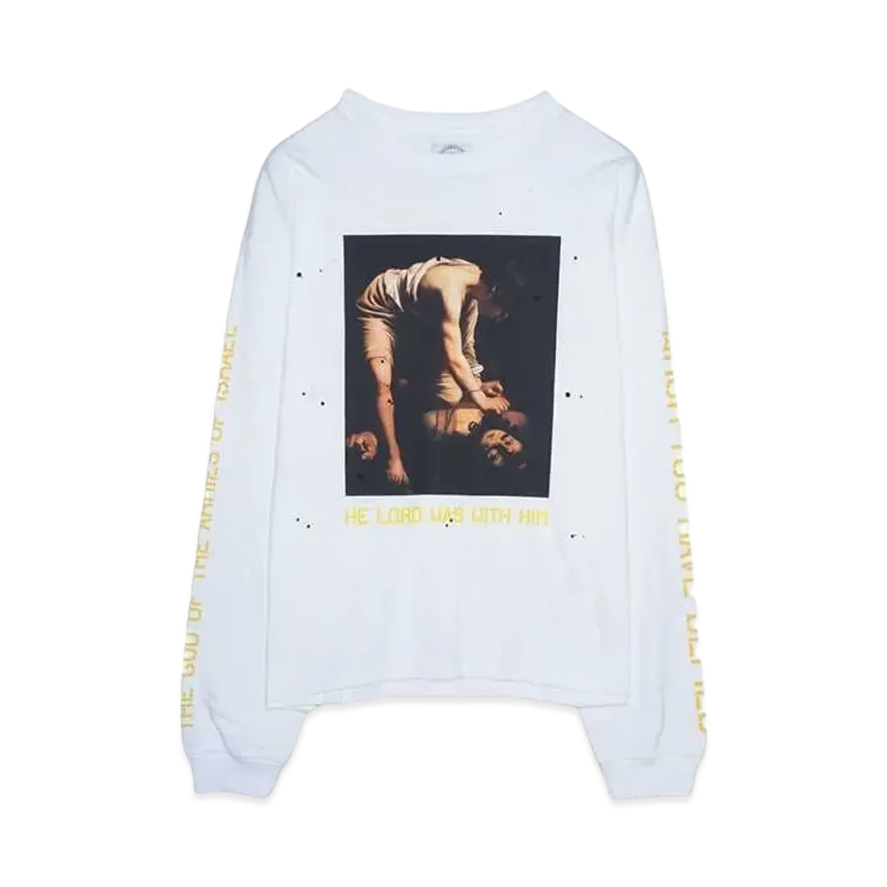 SOMEIT DAVID LS VINTAGE TEE "WHITE"