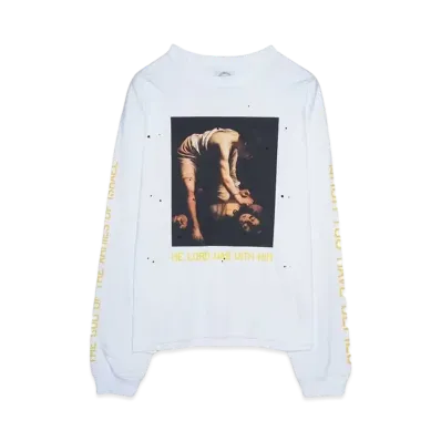 SOMEIT DAVID LS VINTAGE TEE "WHITE"