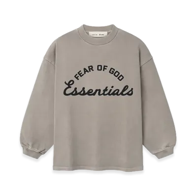 FEAR OF GOD ESSENTIALS Kids Training 90s Long Sleeve Tee "Faded Seal"