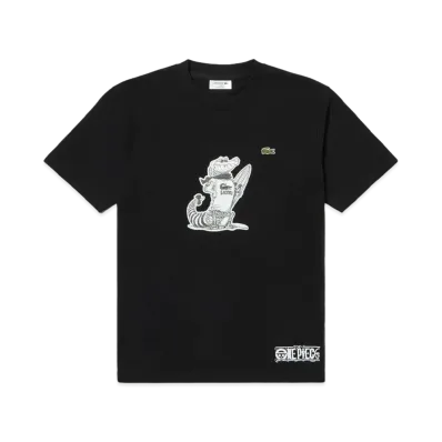 LACOSTE x ONE PIECE Crocodile Character T-Shirt "Black"
