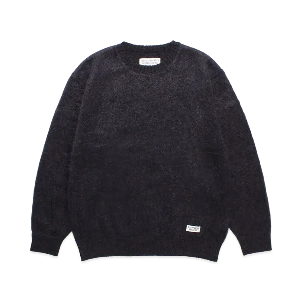 WACKO MARIA Marble Mohair Knit Sweater "Purple"