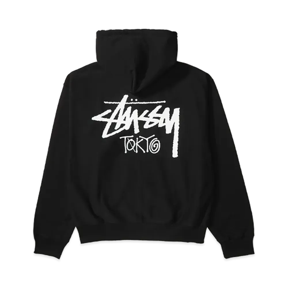 Stussy Tokyo Exclusive Zip Hoodie (2025) 25S3973987/25F3973987 "Black"