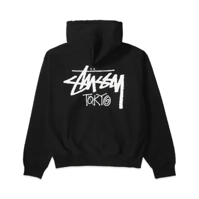 Stussy Tokyo Exclusive Zip Hoodie (2025) 25S3973987/25F3973987 "Black"