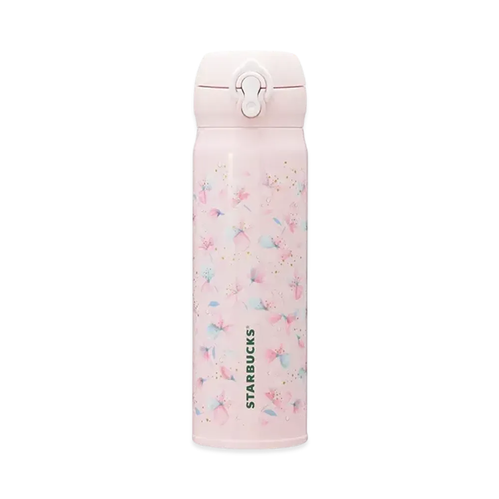 STARBUCKS SAKURA2025 Handy Stainless Steel Bottle Pale Pink 500ml "Pink"