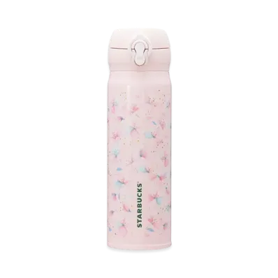 STARBUCKS SAKURA2025 Handy Stainless Steel Bottle Pale Pink 500ml "Pink"