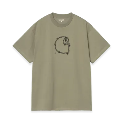 Carhartt WIP S/S Barbwire C T-Shirt "Dollar Green"