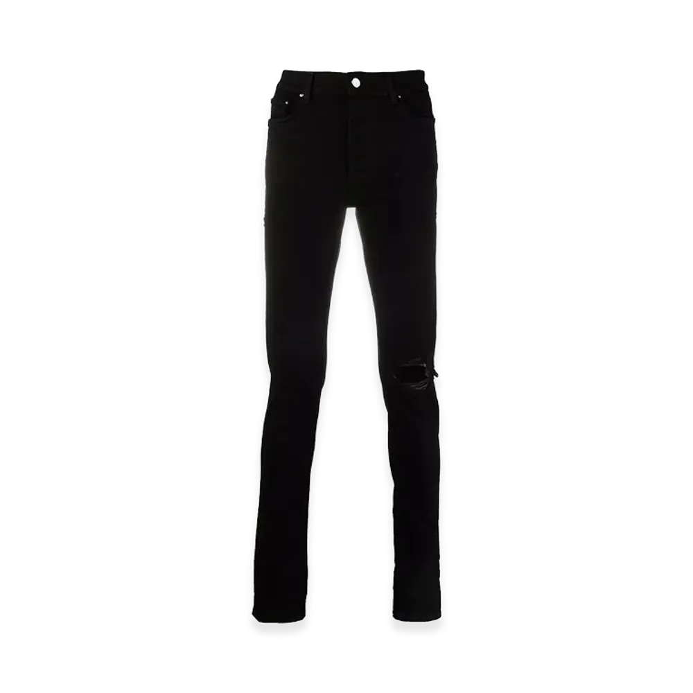 AMIRI Distressed Look Skinny Jeans "Black"
