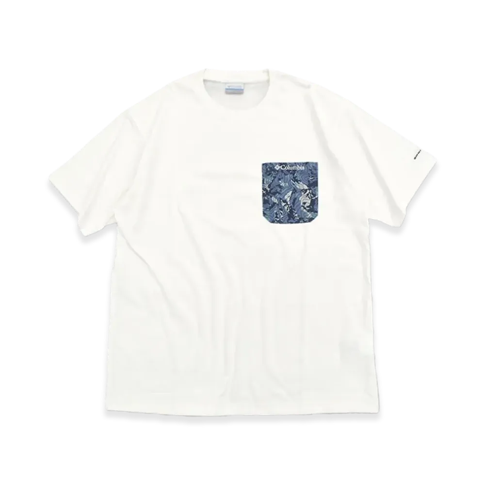 Columbia 26SS Yonge Street Crew Neck S/S Tee "White/Camo"