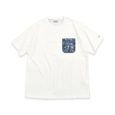 Columbia 26SS Yonge Street Crew Neck S/S Tee "White/Camo"