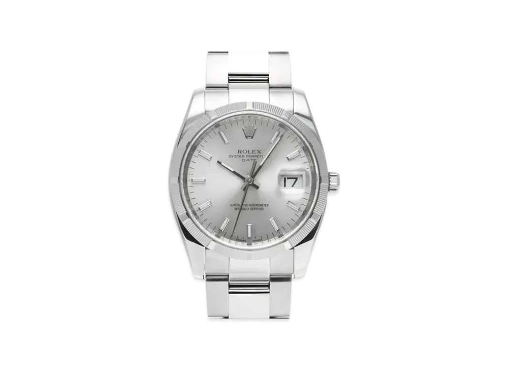 ROLEX Oyster Perpetual Date "Silver/Stainless Steel"