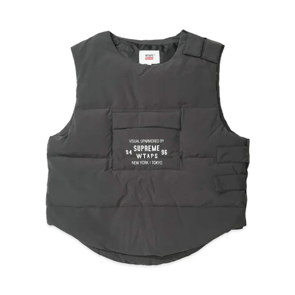 Supreme x WTAPS Tactical Down Vest "Black"