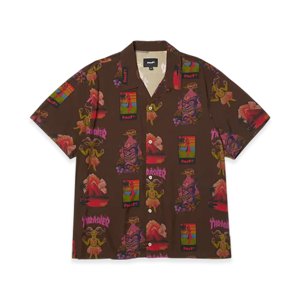 HUF x THRASHER Hawaiian Shirt "Multi"