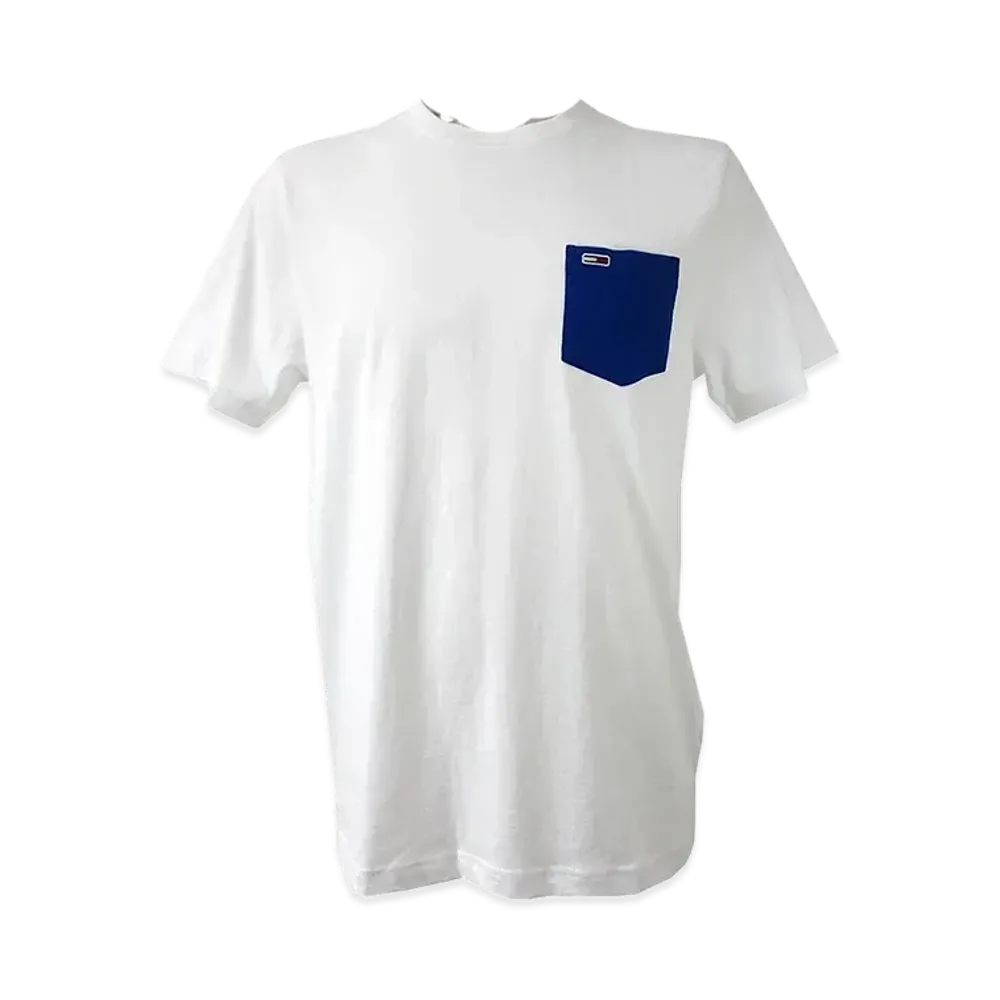 TOMMY JEANS Contrast Pocket T-Shirt Short Sleeves "White"