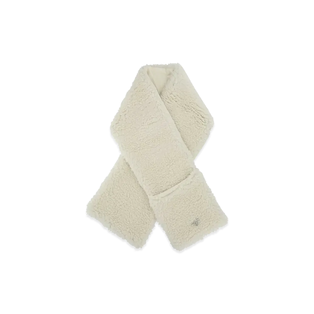 PRADA Women's Teddy Scarf "Ivory"