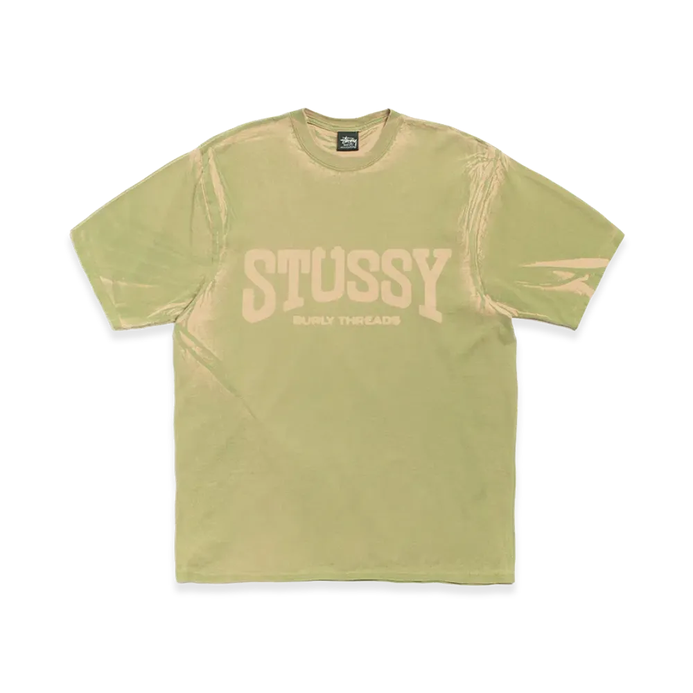 Stussy Burly Stone Washed Tee "Khaki"
