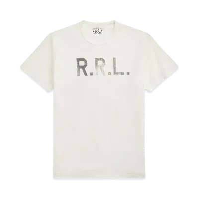 RRL Ralph Lauren Logo Jeraey Tee "White"