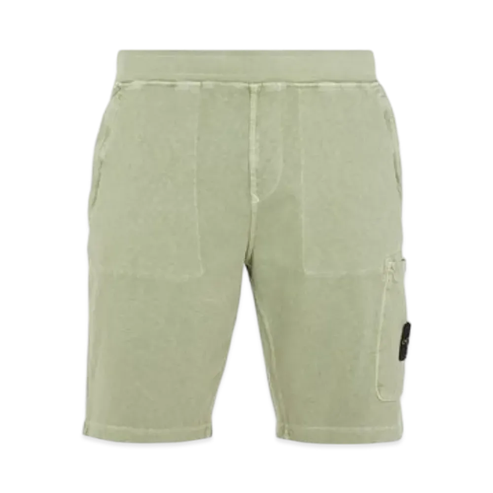 Stone Island 64060 Old Treatment Cargo Bermuda Shorts - 23SS "Sage Green"