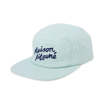 Maison Kitsune Handwriting 5P Cap "Dawn Blue"