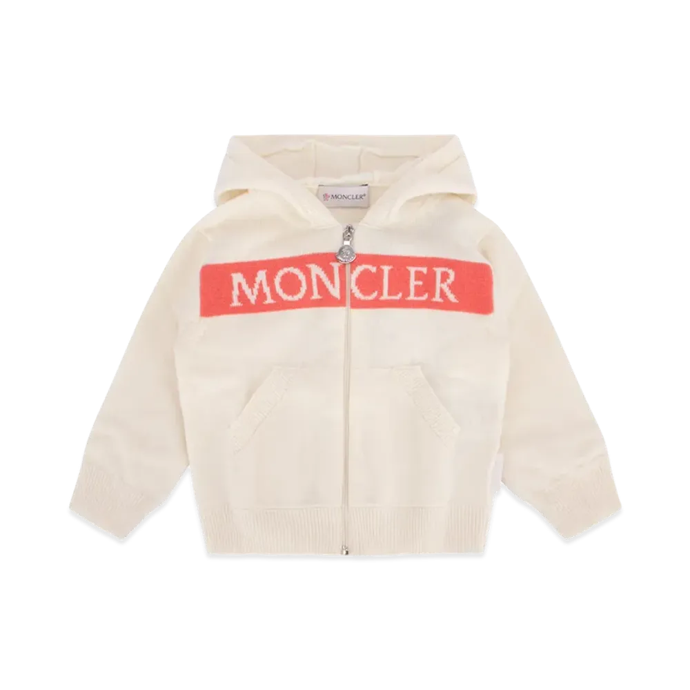 MONCLER Kids Hoodie And Trousers Set "White"