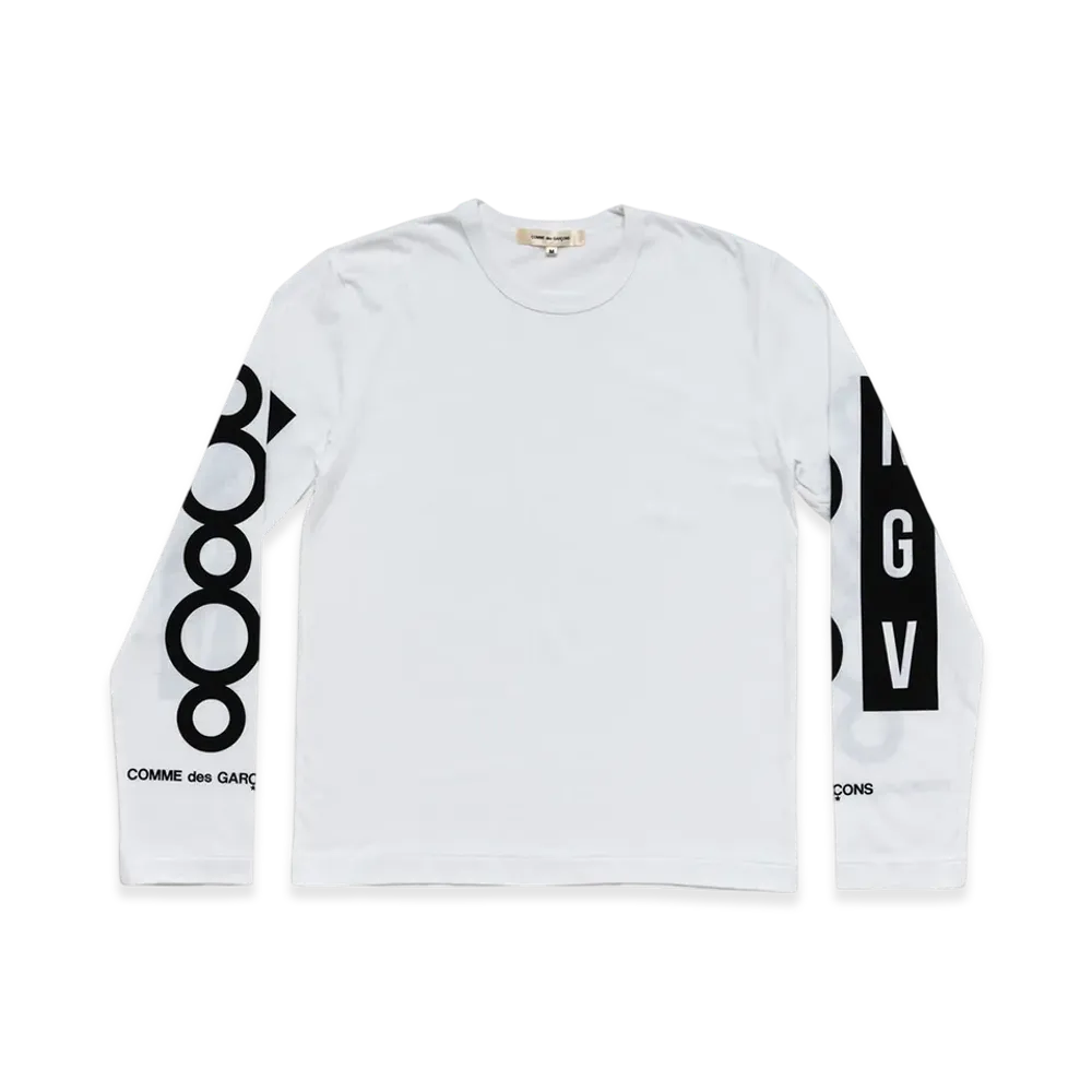 COMME des GARCONS x NGV Longsleeve T-shirt "White"