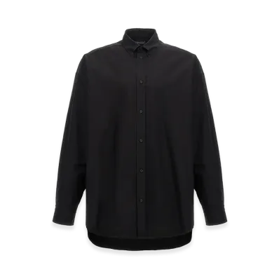 BALENCIAGA Logo Embroidery Shirt "Black"